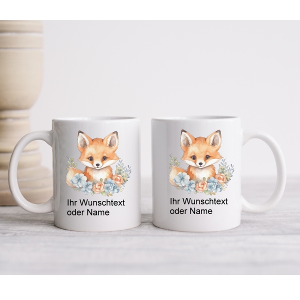 Cup with fox motif 7